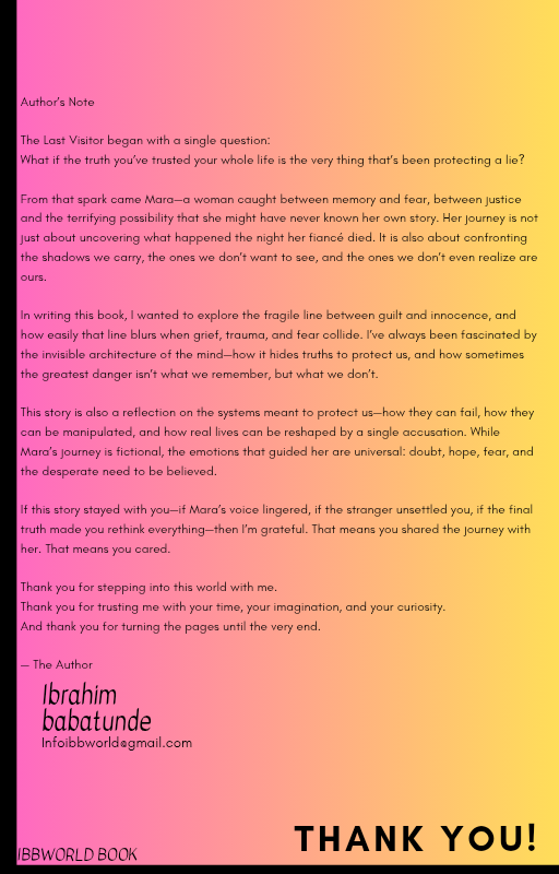 The Last Visitor E-book