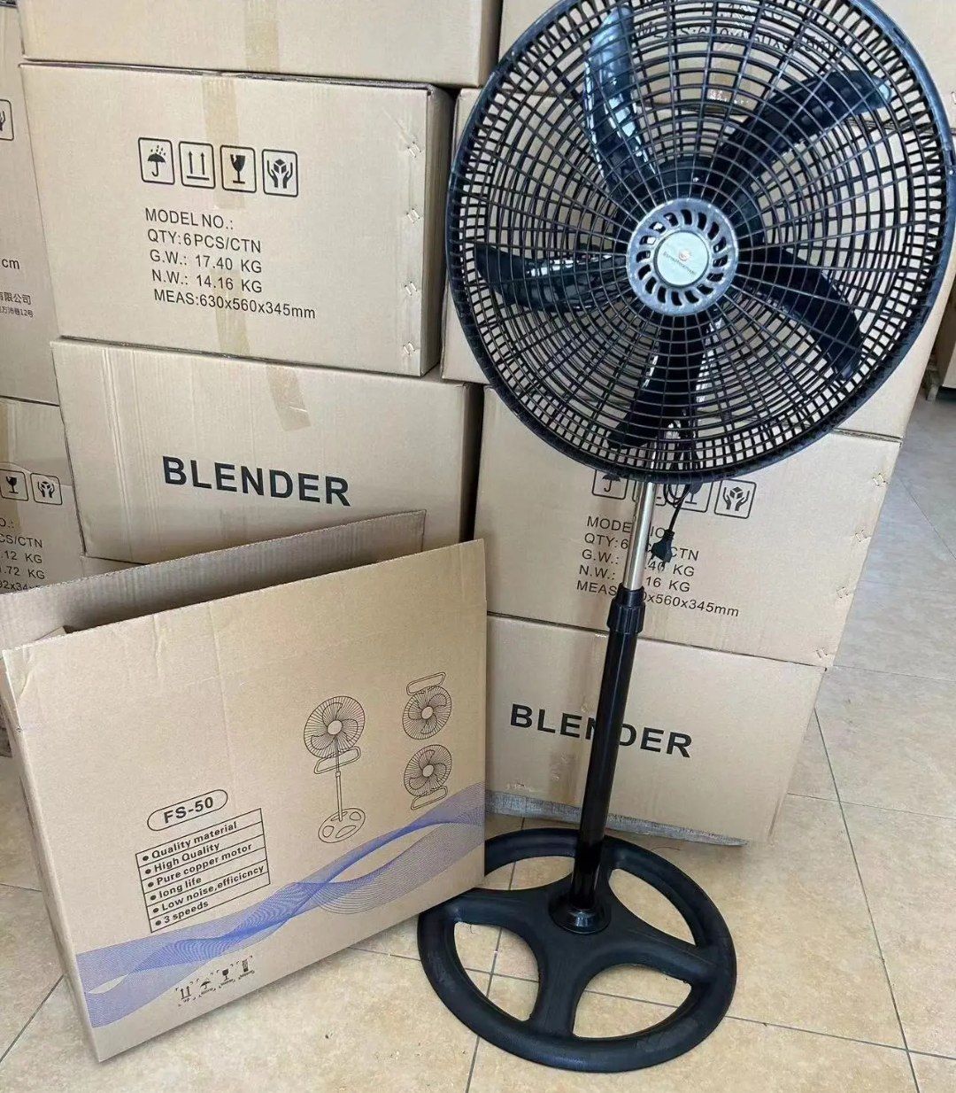 ‎Silver Crest Durable 18-Inch Electric Floor Fan