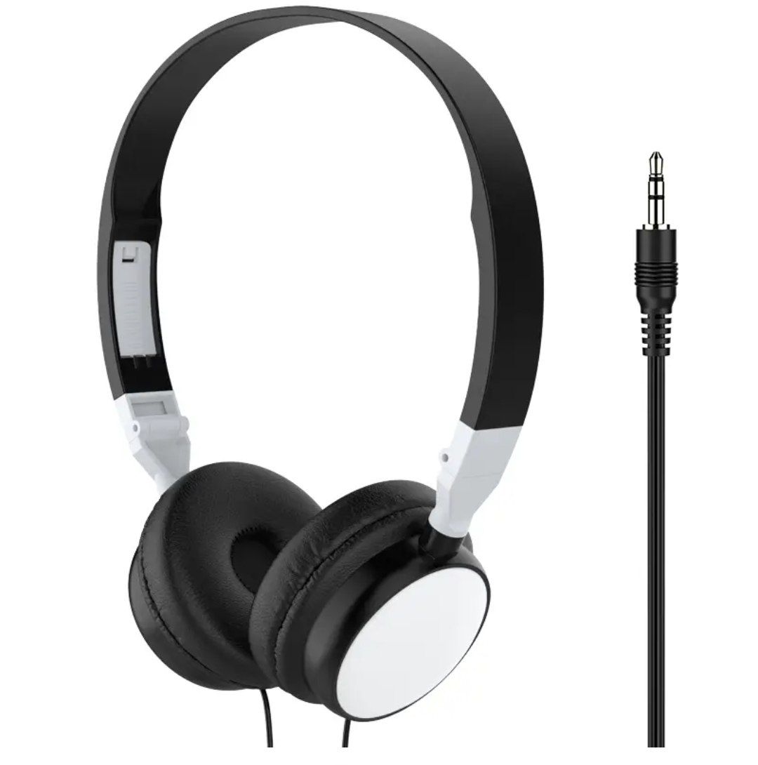 High-Quality Wired Gaming Headphones featuring powerful surround sound for an enhanced PC gaming experience.