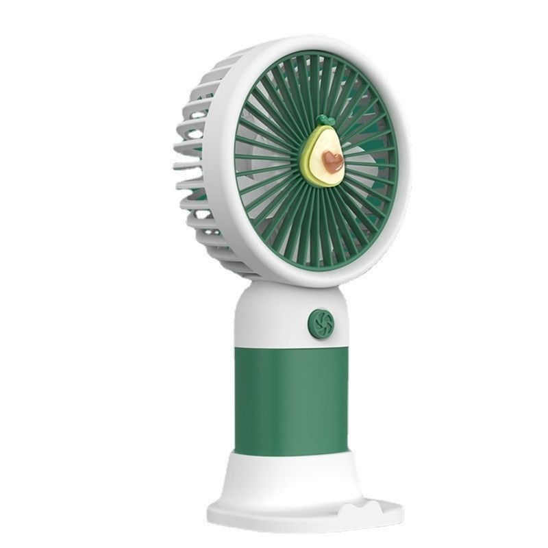 Cute Cartoon Mini USB Fan – handheld, lightweight, and ultra-quiet, designed