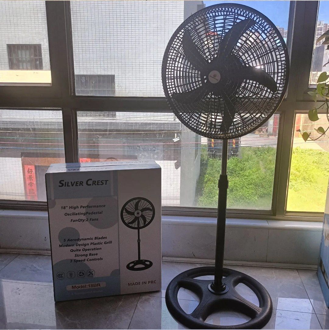 ‎Silver Crest Durable 18-Inch Electric Floor Fan